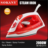 Sokany 2000W Steam Iron Box SK-YD-2111